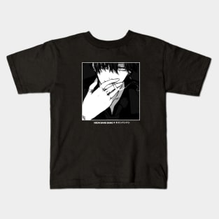 Smoking Male Anime Aesthetic Kids T-Shirt